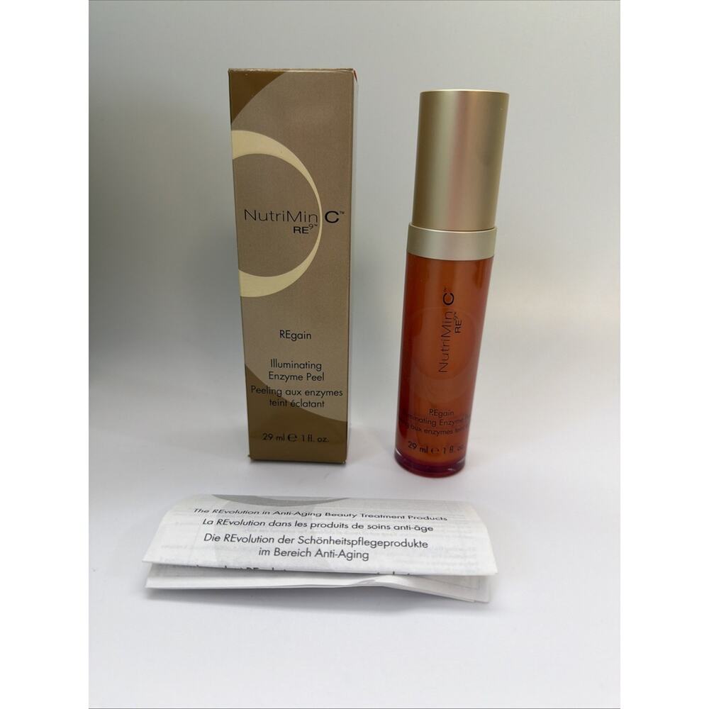 New Arbonne NutriMin C RE9 REgain Illuminating Enzyme‎ Peel Mask 1oz Anti-aging